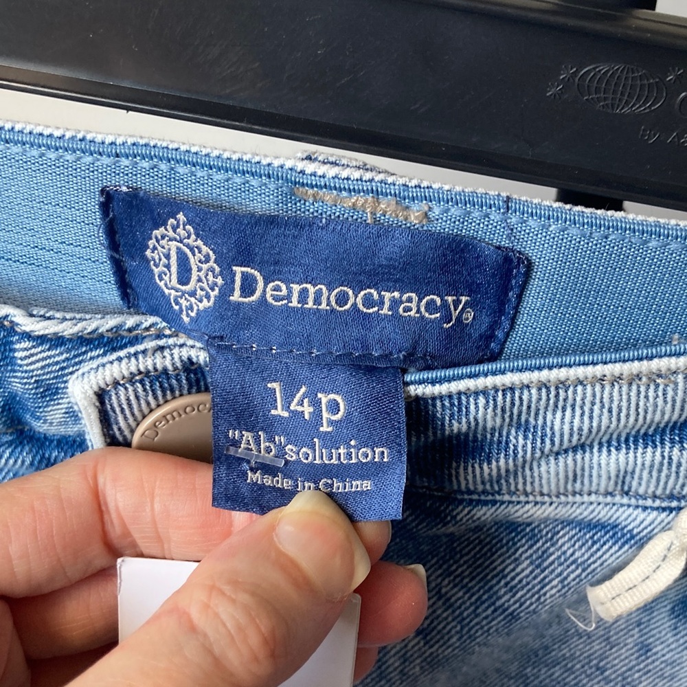 Democracy absolution high rise boyfriend jean slimming panels Denim Jean 14P - Picture 6 of 17